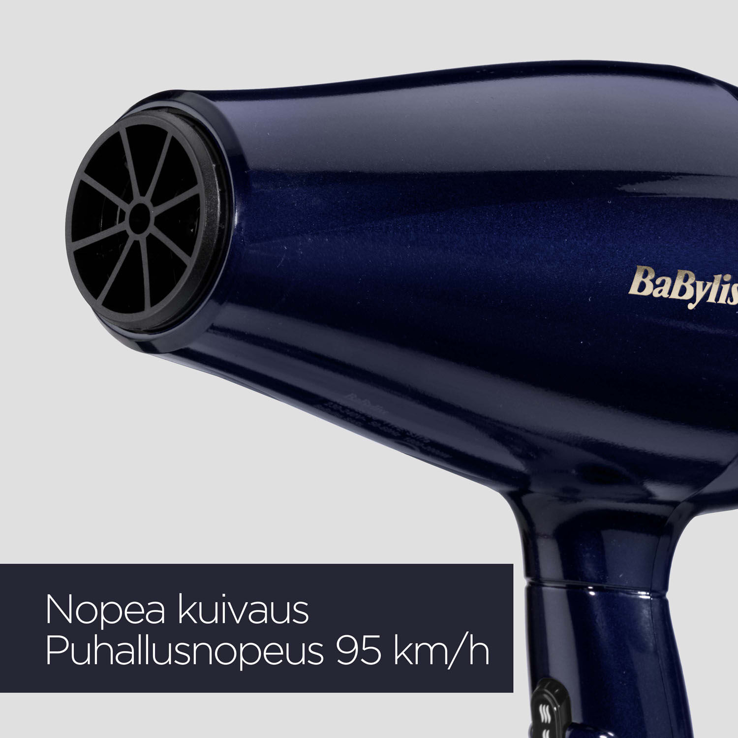 Nopea kuivaus, Puhallusnopeus 95 km/h